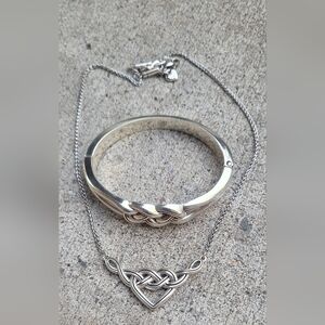BRIGHTON  CELTIC KNOT BRACELET AND NECKLACE SET